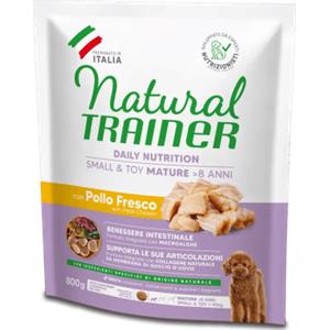 Natural Trainer Crocchette per Cani Senior Small & Toy con Pollo Fresco - 800g