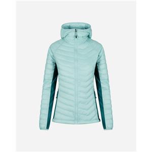Columbia Powder Pass II Hybrid - Giacca da Donna con Cappuccio, Resistente all'Acqua e Isolamento Termico