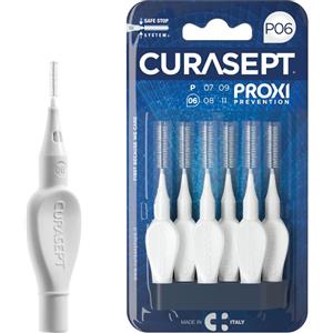 Curasept Proxi Prevention P06 Scovolino Interdentale Bianco 0,6 mm - Confezione da 6 Pezzi