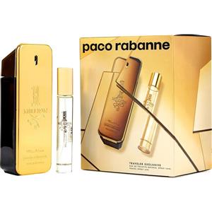 Paco Rabanne 1 Million EDT 100 ml Travel EDT 20 ml - Fragranza Maschile Iconica in Flacone Lingotto d'Oro