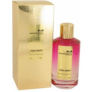 Mancera Roses Greedy Eau de Parfum Unisex 120 ml - Fragranza Floreale e Fruttata con Note di Pesca e Rosa
