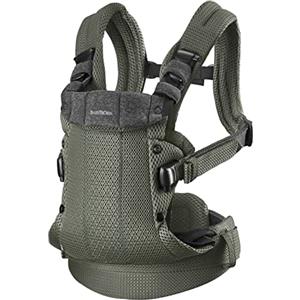 BabyBjörn Marsupio Harmony Mesh 3D, Verde scuro