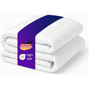 Traumnacht Coperta Ponderata Relax, 155 x 220 cm, Coperta Pesata da 6 kg per Rilassamento e Riduzione dello Stress, Consigliata per Adulti, Certificato Oeko-Tex, Sviluppato in Germania