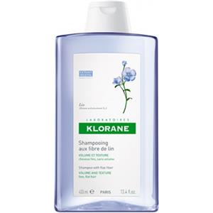 Klorane Shampoo Volumizzante alle Fibre di Lino 400 ml - Deterge e Dona Volume ai Capelli Sottili