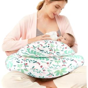 Vasmeiy Cuscino Allattamento e Gravidanza Cuscino Allattamento Cuscini per Gravidanza con Bordo Di Sicurezza Guanciale Laterale Corpo Cuscino per Gravidanzas Multifunzionale Forma Ergonomica