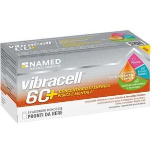 NAMED Vibracell 60 - Integratore Alimentare in 8 Flaconcini da 15 ml, Senza Glutine e Privo di Lattosio, con Active & Fermented Complex