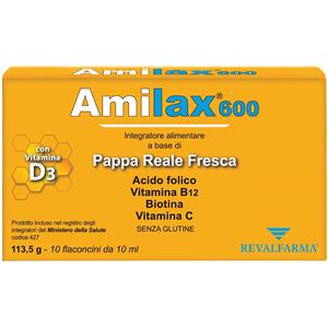 REVALFARMA Srl AMILAX 600 10 FLACONCINI 10ML