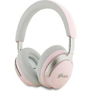 CG MOBILE Guess Cuffie Bluetooth ANC/ENC DB Metal Script Logo Rosa