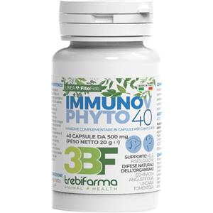TREBIFARMA Immunovet - Mangime Complementare in Capsule per Cani e Gatti - Supporto Immunitario con Echinacea e Uncaria - Confezione da 40 Capsule