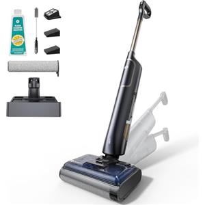 Vexilar X7 Aspirapolvere Lavapavimenti Senza Fili 20000 Pa, 180° Reclinabile, Autopulizia, Autonomia 40 Min, Doppio Serbatoio, Pulizia Bordi, Lavapavimenti Aspirapolvere Senza Filo,Subito Asciutti