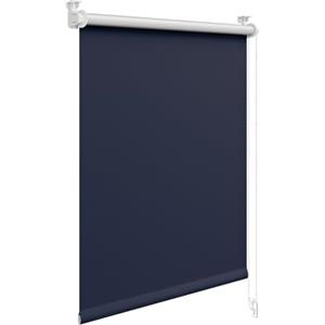 WOLTU Tenda a Rullo Interni Oscurante Klemmfix senza Fori 110 x 160 cm Blu, Tenda Avvolgibile Oscurante per Protezione Solare con Morsetti e Catene per Finestre e Porte