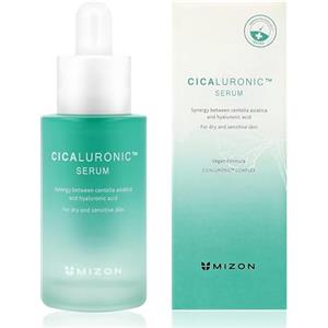 Mizon Siero Cicaluronico (30ml) Premium: Complesso Rinfrescante di 8 Tipi di Acido Ialuronico e 8 Varietà di Centella Asiatica, ingredienti vegani e naturali (Cicaluronic Serum)