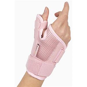 BraceUP Tutore Pollice destro e sinistro - Tutore Rizoartrosi, Supporto e Stecca per Spica per le mani, Artrite, Tendinite, Sollievo dal Dolore del Tunnel Carpale e Distorsione del Pollice (Rosa)