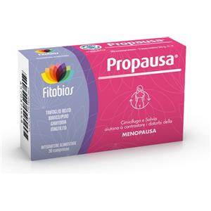 Fitobios Propausa - Integratore Alimentare per la Menopausa con Cimicifuga e Salvia - 30 Compresse