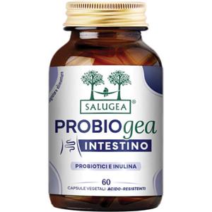 Salugea ProbioGea Intestino - Integratore Probiotico Naturale 60 Capsule Vegetali Acido-Resistenti
