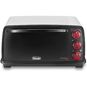 De'Longhi EO14552.W Sfornatutto Mini, Forno elettrico, Capacità 14L, 3 Funzioni di Cottura, Timer con Spegnimento automatico, Friggitrice ad Aria, Luce Forno Pronto, Potenza 1400w, Bianco