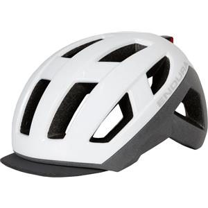 Endura Urban Luminite Casco da Ciclismo per Uomo - Leggero, Ventilato, con Luce LED Ricaricabile