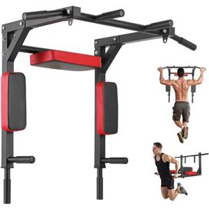 LIFERUN Sbarra Trazioni da Muro, Barra per Trazioni da Fissare al Muro/Barra per Chin Up, Supporto per Allenamento Multifunzione, Dper Allenamento in Palestra a casa al Coperto, Max. 200 KG