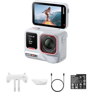Insta360 Ace Pro 2 in Edizione Limitata Bianco Artico - Action Cam Impermeabile in 8K co-ingegnerizzata con Leica, sensore 1/1.3, doppio chip IA, superba in bassa luce, audio superiore