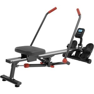 Ultrasport Vogatore Pieghevole per Casa I 12 Livelli di Resistenza I Extra Silenzioso y Fino a 110 KG Certificato I Rowing Machine