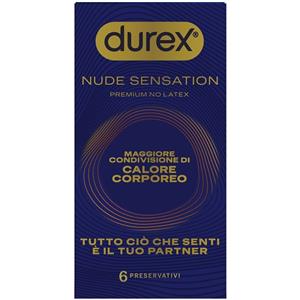 Durex Preservativo Nude Sensation - 6 Pezzi, Ultra Sottile per una Sensazione Naturale