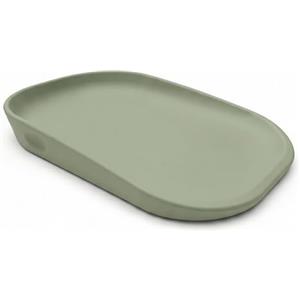 kindsgard Fasciatoio - Morbido tappetino fasciatoio in PU con bordo rialzato, lavabile, igienico, privo di sostanze nocive - 68,5 x 48 cm - per fasciatoio, cassettiera, lavatrice o pavimento (salvia)