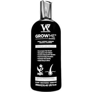 Watermans Shampoo Anticaduta Watermans Grow Me - Trattamento per l'Ispessimento dei Capelli con Caffeina, Biotina, Olio di Argan, Rosmarino e Niacinamide per Donne e Uomini