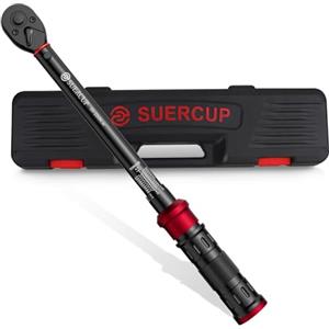 SUERCUP 1/2 Pollice 20-220NM Chiave Dinamometrica, ±3% di Precisione di Errore, 72-dente Clic Chiave di Torsione Per Bicicletta, Moto, Auto e Camion, Camion