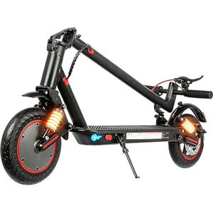 Tysqum Monopattino Elettrico Adulto Pieghevole 25 km/h Autonomia 25-30 km 10 Pollici Antiforatura Doppia Sospensione Monopattino Elettrico Potente Freno Elettronico e Disco Portata 120 kg