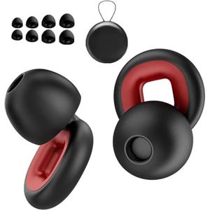 Maven Gifts Tappi per le orecchie per moto, 27 dB, riduzione del rumore del vento, riutilizzabili, protezione dell'udito per equitazione, ciclismo, campeggio e sport all'aria aperta, tappi per le