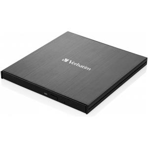 Verbatim Masterizzatore esterno Slimline Blu-Ray Ultra HD 4k USB 3.1 Gen 1 USB-C (MacOS X 10.6 o sup