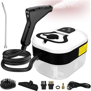 AWKAQUN Pulitore a vapore ad alta temperatura 2500 W - 4,5 bar di pressione, 1200 ml, 6 velocità, 15 s riscaldamento, per cucina, auto, pavimenti e aria condizionata