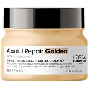 L'Oréal Professionnel Maschera Gold 250 ml - Ristrutturante per Capelli Secchi e Danneggiati con Quinoa e Proteine