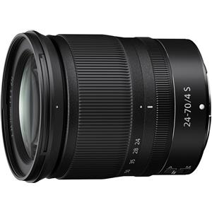 Nikon NIKKOR Z 24-70mm f/4 S - Obiettivo Zoom Standard per Fotocamere Mirrorless con Apertura Fissa e Distanza Minima di Messa a Fuoco di 0,30m