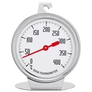 JZK Termometro da forno con quadrante in acciaio inox, da 0 °C a 400 °C, per forno a gas, indicatore di temperatura, monitor della temperatura della cucina, sostituzione termostato