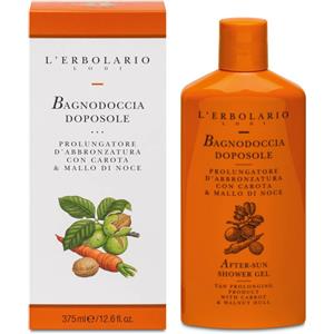 L'Erbolario Bagnodoccia Doposole Prolungatore Abbronzatura 375 ml con Cocco e Avena