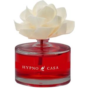 HYPNO CASA - Cofanetto Regalo con Diffusore di Fragranza Profumata 60ml Rosso Divino con Fiore