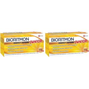 DOMPE' FARMACEUTICI SpA Dompé Bioritmon Energy Defend JUNIOR - Vitamina B12 Pappa Reale e Miele - 10 Flaconcini - 1 Al giorno dai 6 Anni