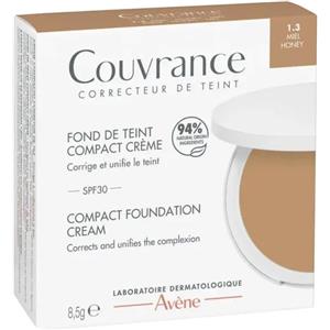 Avène Couvrance Fondotinta Compatto Crema Miele 1.3 - Correzione Imperfezioni e Lunga Tenuta