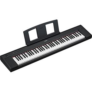 Yamaha NP-35 Piaggero Digital Keyboard - Tastiera Digitale Versatile e Portatile con 76 Tasti Graded Soft-Touch, 15 Voci Strumentali, Leggera e Portatile