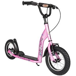 STAR SCOOTER Monopattino bambini 2 ruote da 7 anni | Scooter bambini 12 pollici con ruote grandi | Rosa