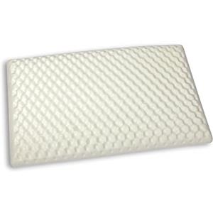 Talamo Italia - cuscino per letto, 100% Made in Italy, Guanciale in Memory Foam massaggiante, Anallergico e Traspirante, 73x43xh14 cm