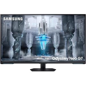 Samsung Monitor Gaming Odyssey Neo G7 (S43CG700), Flat, 43'', 3840x2160 (UHD), 16:9, HDR10+, VA, 144Hz, 1ms (MPRT), Freesync Premium Pro, HDMI, DP, USB, Ingresso Audio, WiFi, Bluetooth, Casse