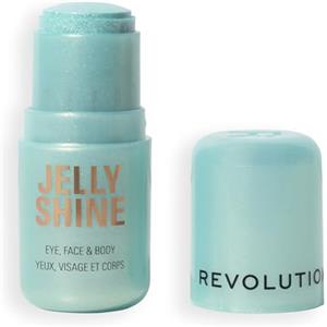 Revolution Beauty London Revolution Jelly Shine Highlight Stick, illuminante per occhi, viso e corpo, formula in gel con effetto perlato, Vegan & Cruelty-Free, Mermaid Green