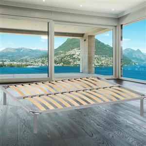 Talamo Italia - Rete letto matrimoniale Margaret, Rete ortopedica a doghe, 100% Made in Italy, Cm 160x190h 31