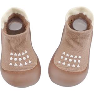 Aggroot Scarpe Calzino per Bambini Antiscivolo Scarpe per Primi Passi Calzini Bambino con Suola in Gomma Pantofole Bambino Unisex Scarpe Bambino