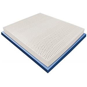 Baldiflex Emporio Materasso Lattice Matrimoniale 160x190 cm Alto 20 cm con 7 Zone a Portanza Differenziata e Fodera 3D Air in Aloe Vera Sfoderabile Antiacaro e Traspirante