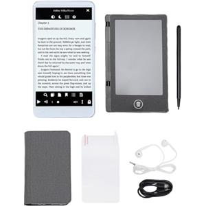 BONKZEBU Lettore di Libri Elettronici, Supporto Versatile Schermale Inkless Screen Reader, Lettore di EBook di Alta Definizione, per il Video Image