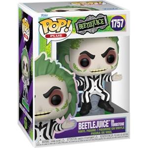 Funko Pop! Beetlejuice con Tomba - Miniatura in Vinile da Collezione, Altezza 9,5 cm