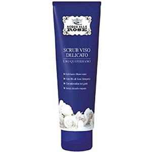 Roberts Acqua Alle Rose Scrub Viso Delicato con olio di Rosa Mosqueta, azione esfoliante illuminante, formato da 150 ml